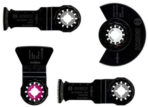 Un ensemble d'accessoires outil multifonction de marque Bosch