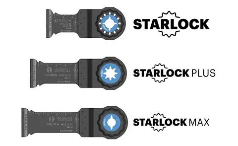 Système de verrouillage Starlock pour outil multifonction